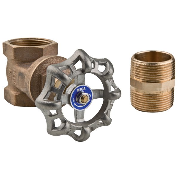Zestaw zaworu odcinającego brąz, przył. 1 1/4'' dł.110mm szer.130mm Rp 1 1/4'' WILO