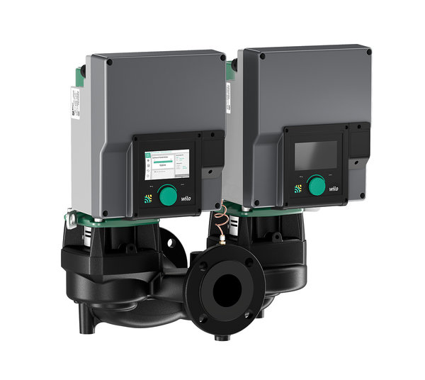 Pompa obiegowa WILO Stratos GIGA 2.0-D 125/1-11/4,0 typu in-line z silnikiem znormalizowanym 50/60 Hz, moc silnika 3.7kW 6.3 A 1500 obr/min, wlot Kołnierz DN 125