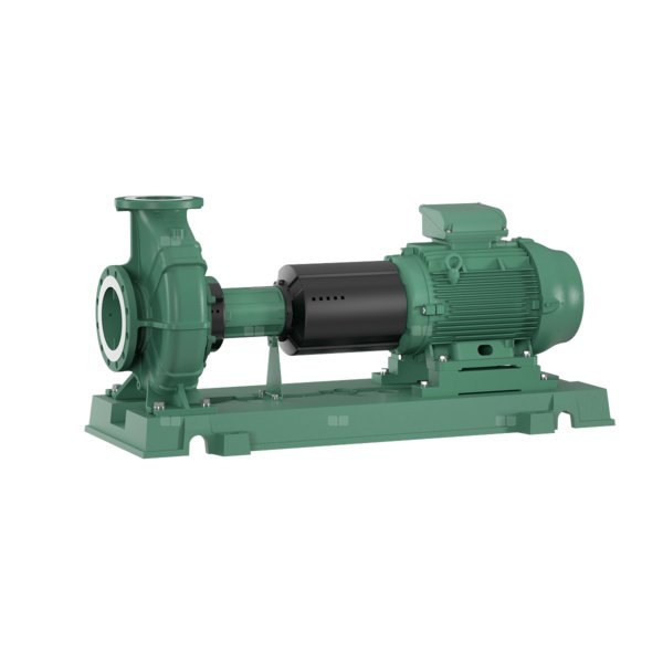 Pompa obiegowa Wilo-Atmos GIGA-N 100/250-11/4 normowa, jednostopniowa niskociśnieniowa pompa wirowa o konstrukcji blokowej, ze sprzęgłem, ochroną sprzęgła, silnikiem i płytą podstawy. Przeznaczona do pracy ciągłej, gwarantuje długą żywotność.