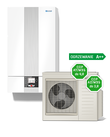 Pompa ciepła powietrze-woda split WOLF BWL-1S-14 8.7 kW 400 V