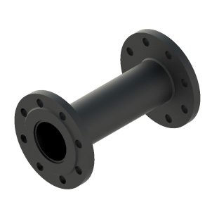 Łącznik dystansowy prosty DN 150 (L-510mm) dla filtroodmulnika FMK 350 – DN 150 i separatora SPK 300 – DN 150 z 4 śrubami montażowymi oraz uszczelką EPDM DN 150, z izolacją