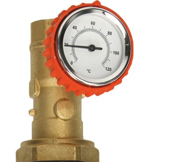 Przypompowy zawór kulowy S TERM 1 1/4" z mosiężną nakrętką G 2", uszczelką EPDM