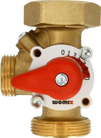 Zawór mieszający 3-dr. MIX MT 25 – DN 25 z nakrętką G 1 1/2”, kv 8,3