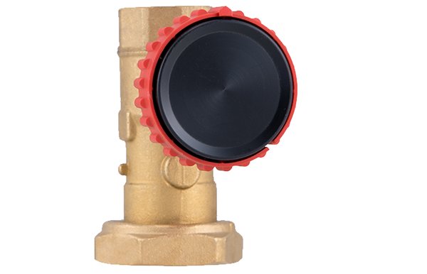 Przypompowy zawór kulowy S 1 1/4" z mosiężną nakrętką G 2", uszczelką EPDM
