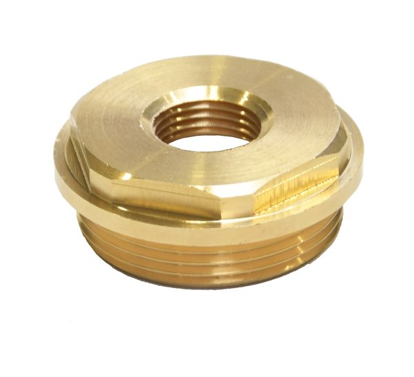 Mosiężny korek redukcyjny z uszczelką DN 25/ DN 15, GW 1”/GW ½”
