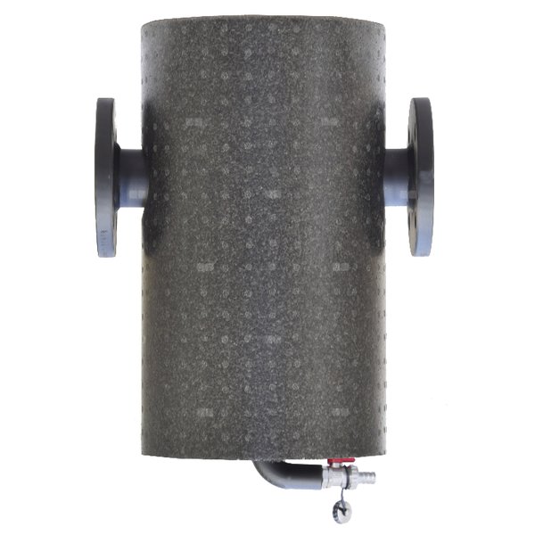 Filtroodmulnik koszowy FMK 350 – DN150 z wyposażeniem dodatkowym, bez izolacji, malowany