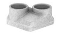 Adapter do jednostki ComfoAir 180, 2xDN125